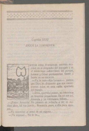 Capítulo XXXI - Sigue la tormenta