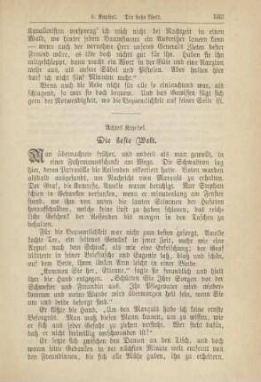 Achtes Kapitel. Die beste Welt