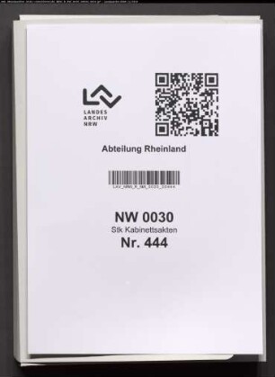 444. Kabinettssitzung am 08.11.1955