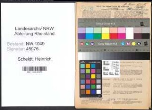 Entnazifizierung Heinrich Scheidt , geb. 17.05.1897 (Jurist)