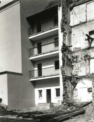 Bautzen, Siebergasse. Lückenschließung. Straßenansicht