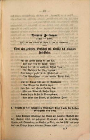 Geschichte Tirols von der Urzeit bis auf unsere Tage, 2. Mittlere Geschichte : von der Gründung der gefürsteten Grafschaft Tirol bis zum Tode Kaiser Karl's VI.