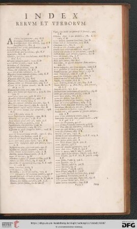Index rervm et verborvm