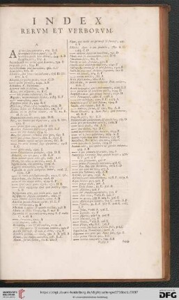 Index rervm et verborvm
