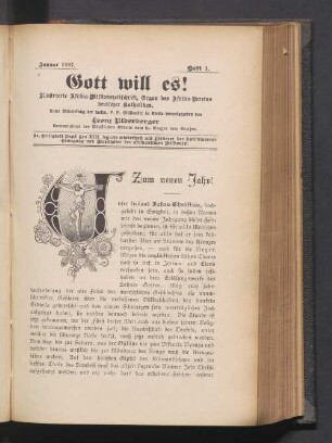 Heft 1. Januar 1897