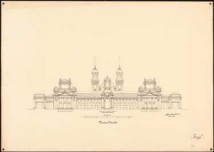 Kurhaus, Wiesbaden: Ansicht 1:200