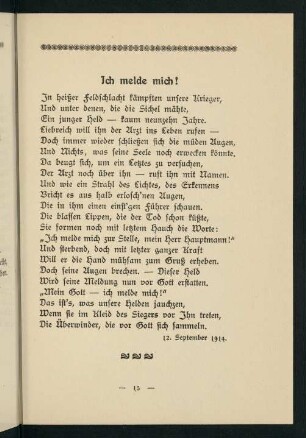 15-26, Ich melde mich! - Schwestern.