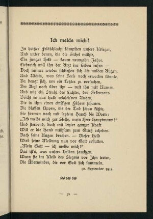 15-26, Ich melde mich! - Schwestern.