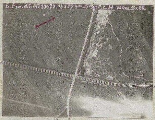 Bahnübergang mit Kiesgrube südöstlich Feldmoching (700 m)