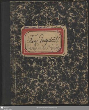 Gedichte auf und für Jenny Dingelstedt sowie Familiengedichte - Mscr.Dresd.App.1204,I,A,10 : [Abschrift]