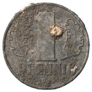 Fundmünze, Pfennig, 1960 - 1990
