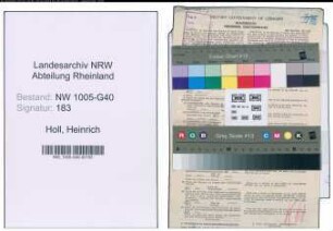 Entnazifizierung Heinrich Holl , geb. 26.05.1894 (Justizbeamter)