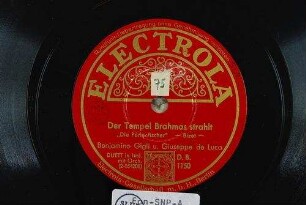Der Tempel Brahmas strahlt : "Die Perlenfischer" / Bizet