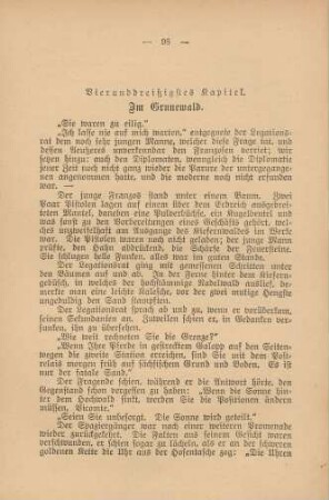 Vierunddreißigstes Kapitel. Im Grunewald