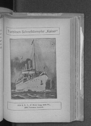 Turbinen Schnelldampfer "Kaiser"