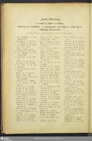 2. Abtheilung. Häuserbuch : 2. Abtheilung. Verzeichniß der Häuser von Schönau