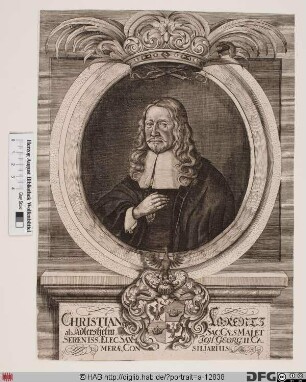 Bildnis Christian Lorentz (von Adlershelm)