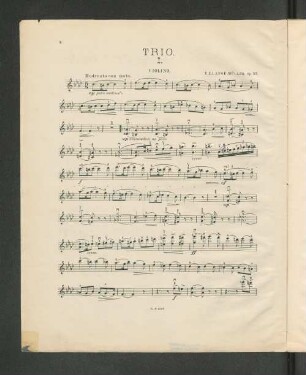 Trio. I. Violino.