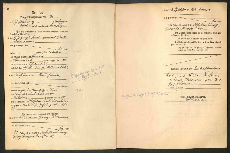Standesamtsbuch der Stadt Aschaffenburg: Eheschließungen 252/1930 - 130/1931