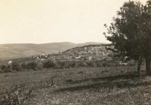 Blick auf Kana in Galiläa