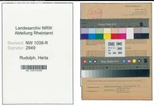 Entnazifizierung Herta Rudolph , geb. 19.05.1918 ()