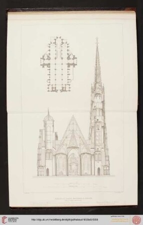 Tafel: St. Stephanskirche zu Wien