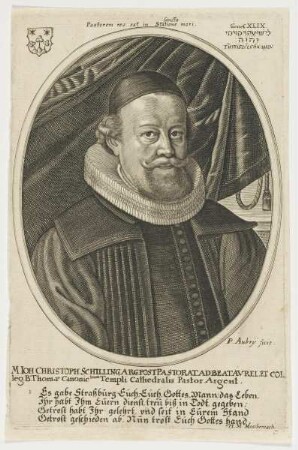 Bildnis des Ioh. Christoph Schilling