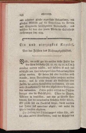 Ein und vierzigstes Kapitel. - Acht und vierzigstes Kapitel.