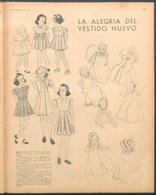 La alegría del vestido nuevo [Dibujos]