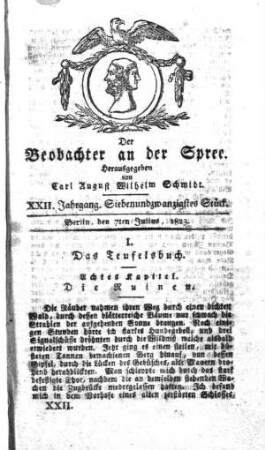 27. Stueck, 7. Juli 1823