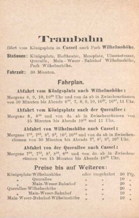 Trambahn.