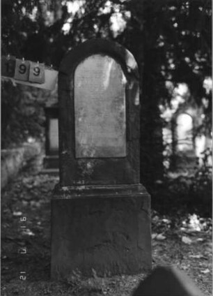 Grabstein 199 [Hahn S. 51f. Grab-Nr. 1418]