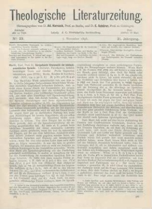 585-588 [Rezension] Marti, karl, Kurzgefasste Grammatik der biblisch-aramäischen Sprache