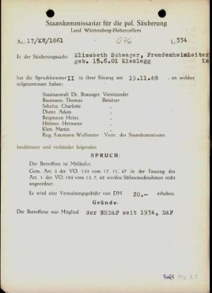 Schwager, Elisabeth