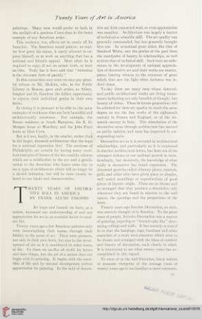 Vol. 61 (1917) = No. 241: Twenty years of decorative idea in America