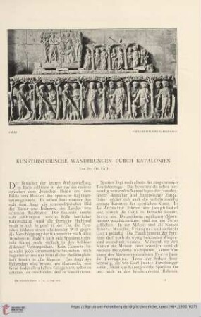 Kunsthistorische Wanderungen durch Katalonien