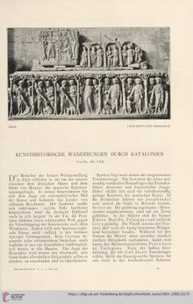 Kunsthistorische Wanderungen durch Katalonien