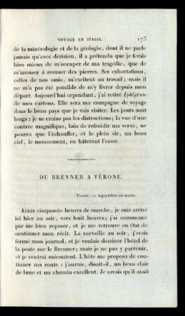 Du Brenner A Vérone.