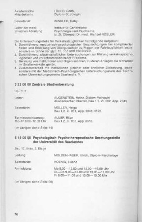 Zentrale Studienberatung