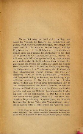 Compositions- und Successions-Verhandlungen unter Kaiser Matthias während der Jahre 1613 - 1615