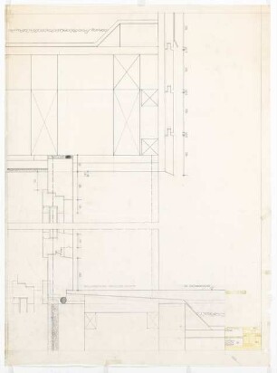 Wohnhaus F. Haas, Karlsruhe Ausführungsplanung: Fenster und Türen: Vertikalschnitt 1:1