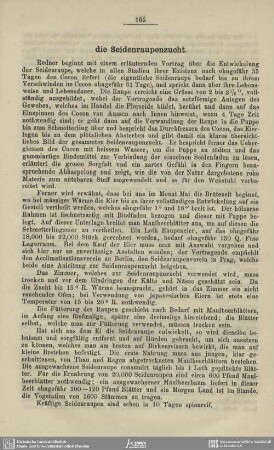 Die Seidenraupenzucht