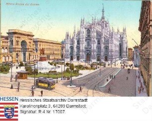 Italien, Mailand / Piazza del Duomo (Domplatz)