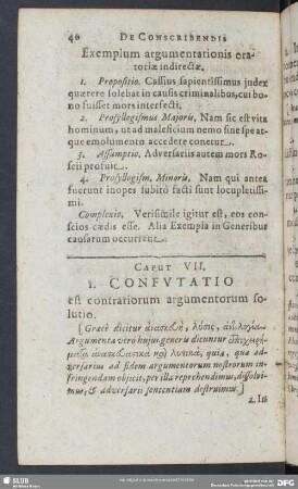 Caput VII. [De Confutatione]