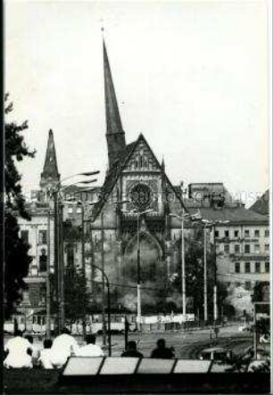 Die Sprengung der Universitätskirche St. Pauli in Leipzig
