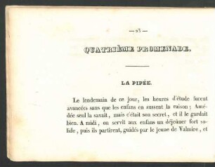 Quatrième promenade.