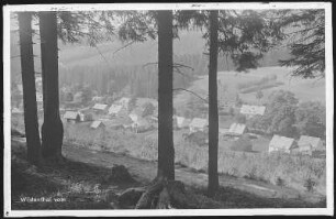 Wildenthal. Blick vom damaligen Hitlerring auf Wildenthal