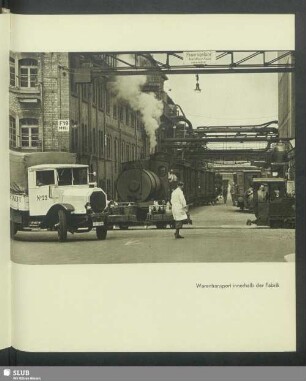 Warentransport innerhalb der Fabrik