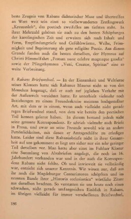 8. Rabans Briefwechsel.