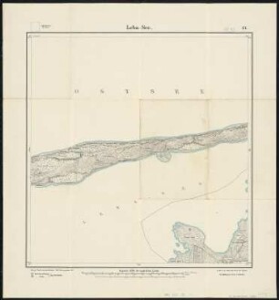 Meßtischblatt 171 : Leba- See, 1891 : Leba- See. - Aufn. 1889. - 1:25000. - [Berlin]: Reichsamt für Landesaufnahme, 1891. - 1 Kt.